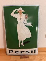 Original Persil Emaille Emailleschild Reklameschild Gewölbt